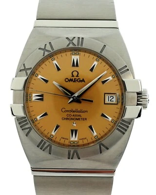 Men's 35mm Omega Constellation Co-Axial Watch Copper Dial- 1501.10! Box+ Papers! - Image 1 of 4