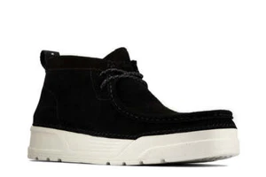 Clarks Originals Ladies WALLABEE ORIGIN Black Suede UK 6 / EU 39.5 - Foto 1 di 4