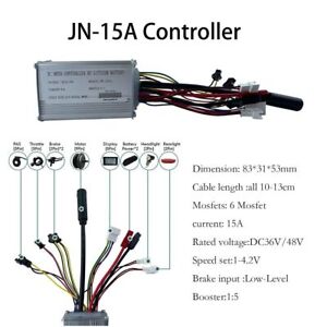 48V 36V 15A JN Controller For 250W Brushless Motor Electric Bicycle E-bike