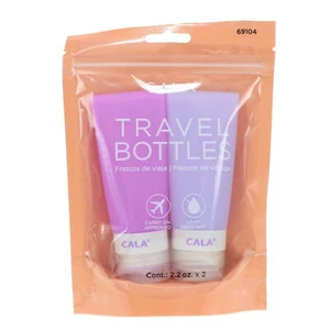 CALA Silicone Travel Bottles Lavender - Picture 1 of 6