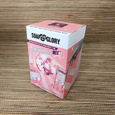 Soap & Glory Smooth Minis Mix Body Scrub and Body Butter Rose and Bergamot - Image 1 of 2