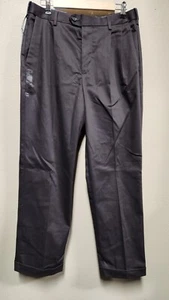 Croft & Barrow Hombres Sin Hierro Gris Caquis NUEVO Talla 32 x 30 Ajuste Clásico - Imagen 1 de 3