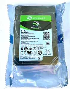 NEW SEAGATE BARRACUDA 5TB 15MM 5400RPM 2.5" ST5000LM000 SATA INTERNAL HARD DRIVE - Picture 1 of 2