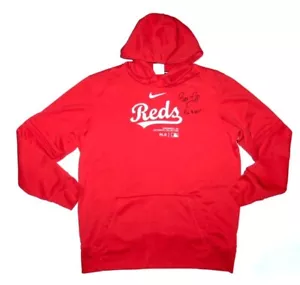 STUART FAIRCHILD 2024 BP WORN OFFICIAL CINCINNATI REDS #17 NIKE DRIFIT PULLOVER - Picture 1 of 10