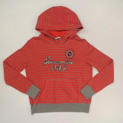 Sudadera con Capucha Abercrombie & Fitch Talla Grande Coral Años 90 Y2K De Colección Foto 1 de 4