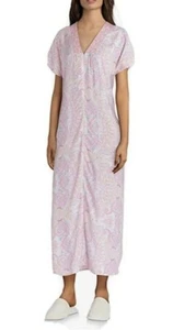 Vestido largo de café Miss Elaine con cremallera 864789 nuevo con etiquetas talla pequeña rosa cachemira - Imagen 1 de 4