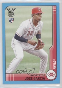 2021 Topps Big League Veterans & Rookies Electric Blue Jose Garcia Rookie RC