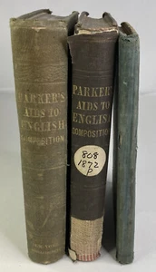 Lot of 3 Vintage 1835 1853 1872 “Parker’s Aid To English Comp.” Acceptable Cond - Bild 1 von 6