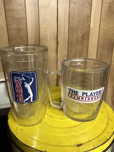 SET OF (2) PGA Tour And The Players Championship TUMBLERS - Picture 1 of 1