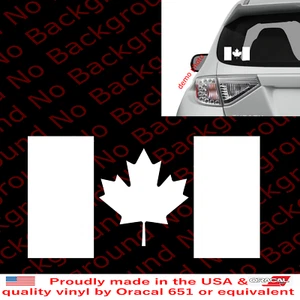 Canadian Flag Sticker Die Cut Decal Canada Maple Leaf for Car Windows FY088 - Picture 1 of 8
