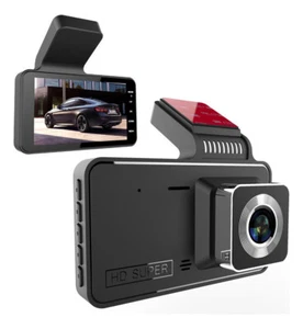 Rear video tape reversing image 4inch driving recorder dual lens 1080P front - Picture 1 of 7
