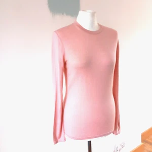 ARKET superfeiner Pullover aus Merinowolle mit Rundhalsausschnitt hellrosa Strick S 8 10 UK - Bild 1 von 14