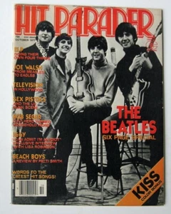 Hit Parader Magazine Oct 1977 - Beatles, ELP, Sex Pistols, KISS Last One - Picture 1 of 7