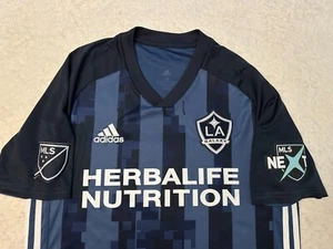 2000s Y2K 2019 Los Angeles LA Galaxy MLS Soccer Adidas Team Jersey M Barely Worn - Picture 1 of 20