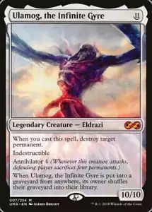 Magic The Gathering Magic The Gathering Ulamog, The Infinite Gyre Ultimate Masters casi nuevo - Imagen 1 de 1