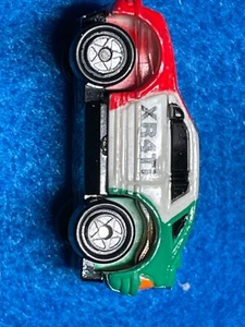 1989 GALOOB MICRO MACHINES LIGHTS FORD SIERRA XR4TI WHITE RED GREEN 1 3/8" CAR - Picture 1 of 2