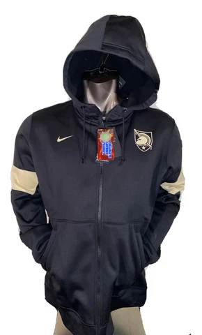 Army Black Knights Football Nike Hoodie Sweatshirt Therma Full Zip XL Beat Navy! Cover