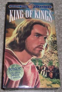 King of Kings VHS Video Jeffrey Hunter Siobhan McKenna - Imagen 1 de 3
