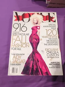 Vogue Magazine September 2012 Lady Gaga Special Anniversary Issue 120 Years - Picture 1 of 8