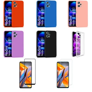 Funda Para Xiaomi Redmi Note 12 Pro 5G Tpu Silicona Gel Lisa + Protector 5D - Imagen 1 de 9