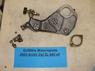 2003 ARCTIC CAT ZL600 EFI SS oem torque stop brace bracket plate motor mount - Image 1 of 4