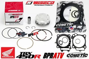 04 05 TRX450R TRX 450R Hi Comp 14:1 OEM Stock Wiseco Race Gas Piston Kit Gaskets - Picture 1 of 24