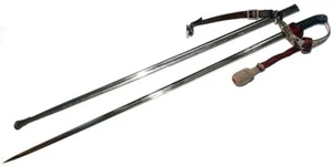 Swiss Solingen officer's Saber Sword W Scabbard Coppel Alexander - Picture 1 of 11