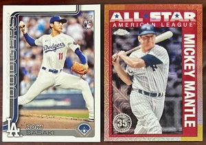 2025 Topps Series 2 Baseball BASE INSERTS AUTOS MOJOS: U Pick, 35 Cent Shipping - Picture 1 of 1