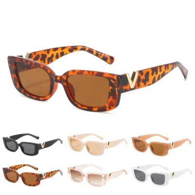 Gafas de sol rectangulares para mujer años 90 retro de moda clásicas vintage tonos cuadrados Foto 1 de 4