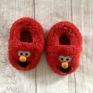 sesame street red elmo slippers sz 5 toddler child - Picture 1 of 5