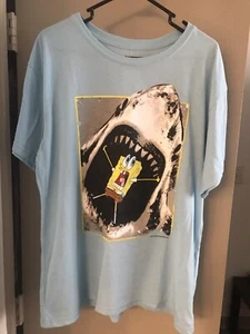 Nickelodeon SpongeBob Schwammkopf Haifischmaul Grafikdruck TShirt Größe L - Bild 1 von 2