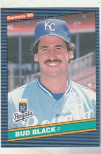 FREE SHIPPING-MINT-1986 Donruss Bud Black #374 ROYALS PLUS BONUS C ARDS - Picture 1 of 1
