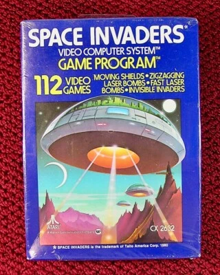 Atari 2600 - SPACE INVADERS , Sealed in Plastic,  1978 MINT - Image 1 of 4