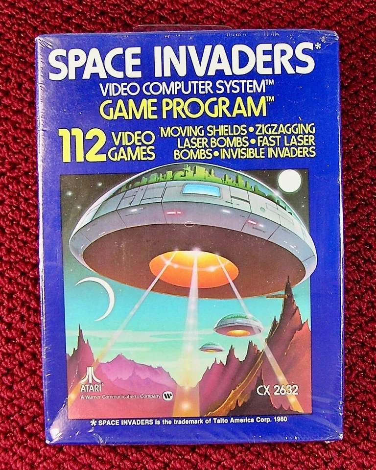 Atari 2600 - SPACE INVADERS , Sealed in Plastic,  1978 MINT - Image 1 of 4