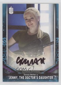 2018 Topps Doctor Who Signature Series Aqua 13/25 Georgia Moffett Auto 1j8
