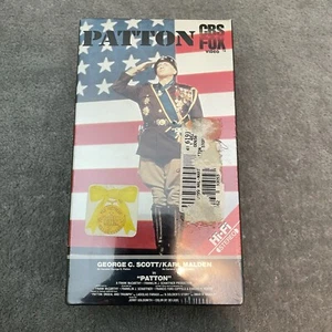 Patton (VHS, 1983, CBS Fox Drawer Box 2-Tape Set) George C. Scott - New/Sealed - Imagen 1 de 6