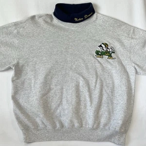 Vintage 90's NCAA Notre Dame Irish Premium Pullover Sweatshirt Men XXL See Pics - Picture 1 of 14