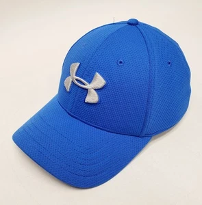 Under Armour Mütze Kappe UA königsblau grau EMBR Herren Blitzing klassisch Stretch L/XL - Bild 1 von 11