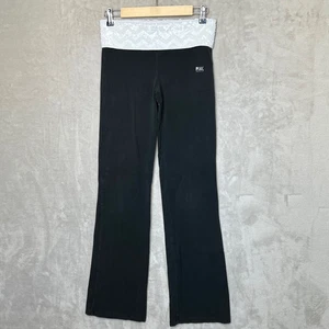 PINK Victoria’s Secret 2012 Yoga Pants Small Sequin Chevron Foldover Waist Y2K - Picture 1 of 9