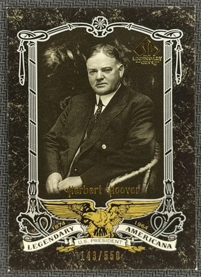 2007 SP Legendary Cuts President Herbert Hoover /550 - LA-83 - Image 1 of 2