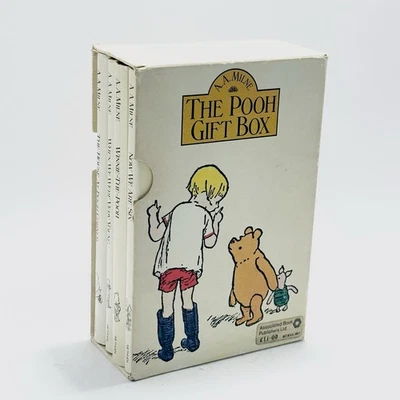 Winnie The Pooh Gift Box Vintage 4 Hardback Book Box Set Collection Disney - Image 1 of 3