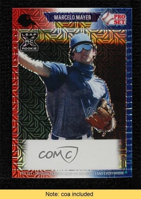 2021 Leaf Pro Set Metal 1989 Auto 1/1 Marcelo Mayer #PA-MM7 qf8 - Image 1 of 3