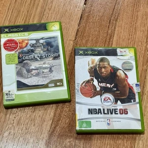 Microsoft Xbox Original Games Pack: Conflict Desert Storm & NBA Live 06 Bundle - Picture 1 of 14