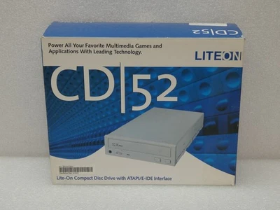 NEW Lite On CD 52 CD-ROM DRIVE LTN-525 52X - Image 1 of 4