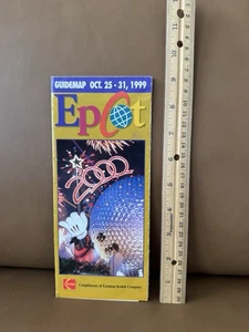 Vintage ~1999 Disney World Epcot Brochure Guide w/Map ~ Oct 25-31 ~ Collectible - Picture 1 of 4