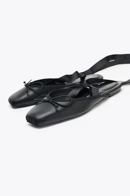 ZARA FLAT SLINGBACK BALLET FLATS - Image 1 of 4