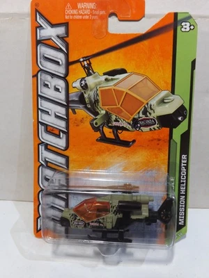 2011 Matchbox Mission Helicopter MBX Jungle 1/10 - Image 1 of 3