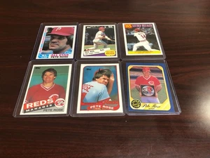 Pete Rose 6 Karten Lot - 82 Topps All Star - 85 & 86 Topps Record Breaker - 86 Fleer Supr - Bild 1 von 6
