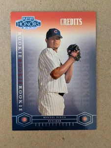 2004 Playoff Honors - Rookie Renyel Pinto #210 Credits Silver /50 (RC) - Picture 1 of 4