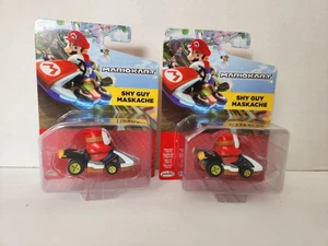 Jakks Nintendo Mario Kart Shy Guy Maskache 2021 coleccionable rojo (lote de 2) - Imagen 1 de 4